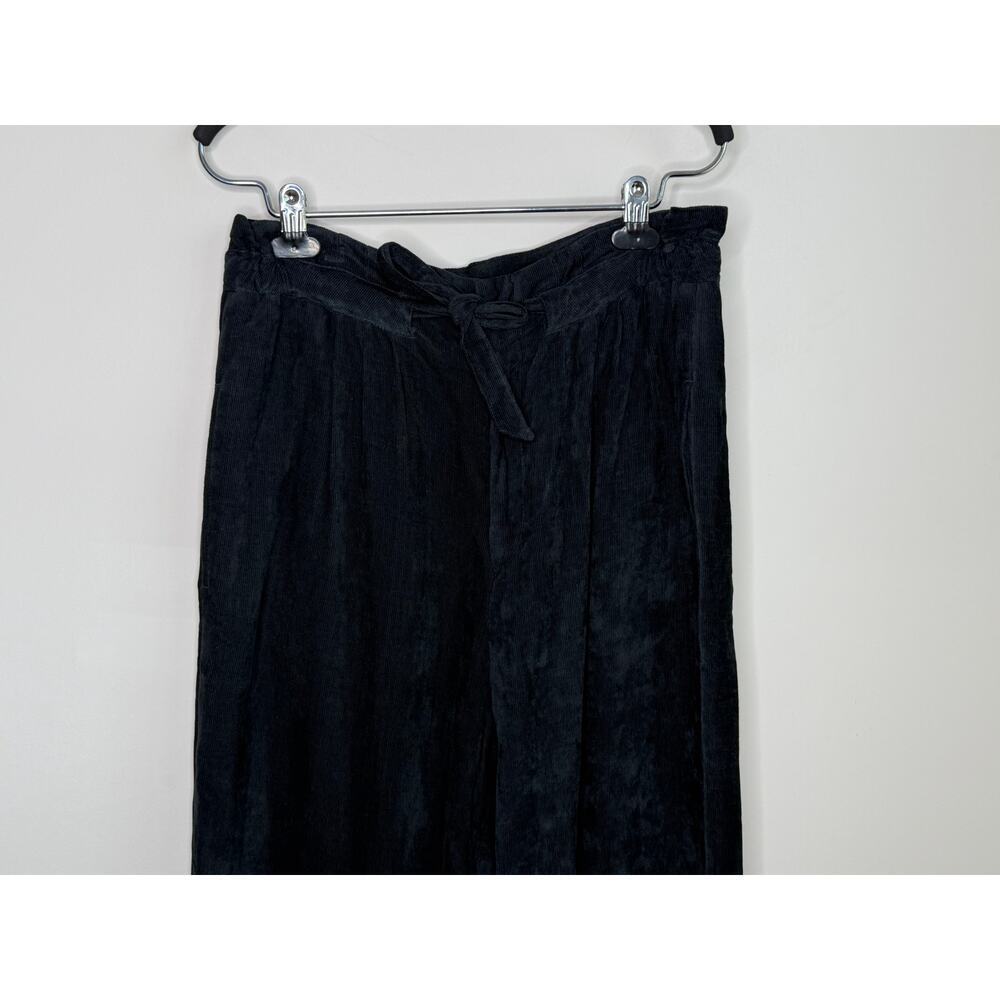 Isabel Marant Vilardo Corduroy High Waisted Belted Trouser Pants Faded Black 42 - Picture 4 of 10